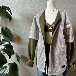 Gorpcore Adidas Sportswear Reversible Baseball Jacket